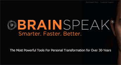 Desktop Screenshot of brainspeakstore.com