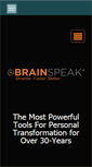 Mobile Screenshot of brainspeakstore.com